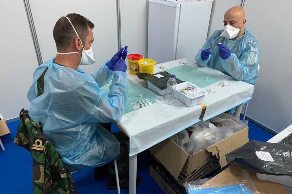 Forças armadas apoiam processo de vacinação Covid em Odemira