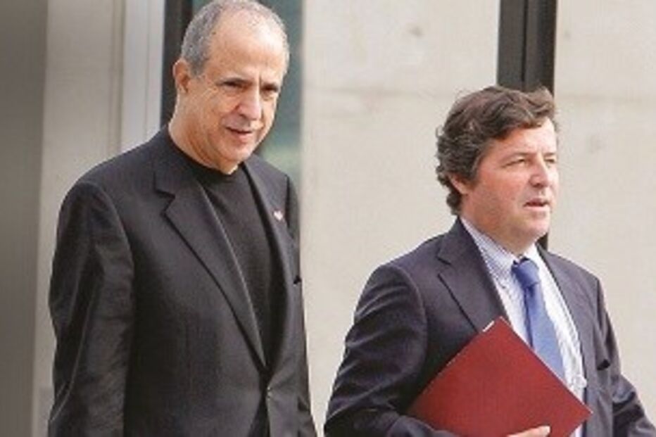 Joe Berardo e advogado, André Luiz Gomes