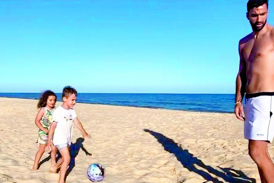 Rui Patrício com os filhos