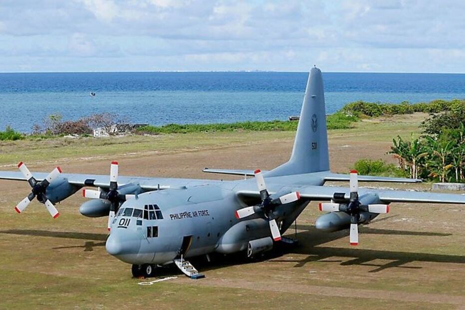 Philippine Air Force C-130 - Imagem de arquivo