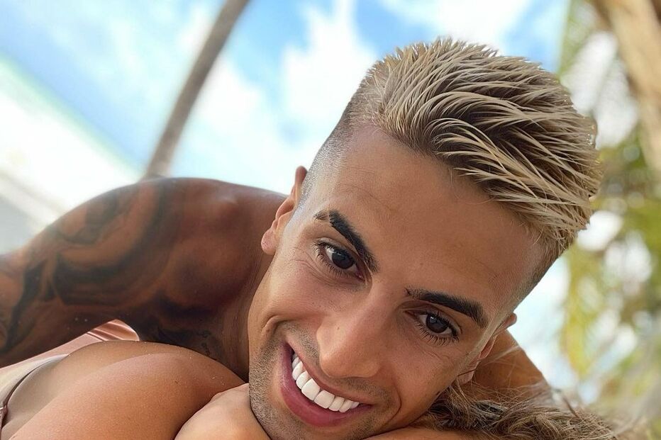 João Cancelo e Daniela Machado