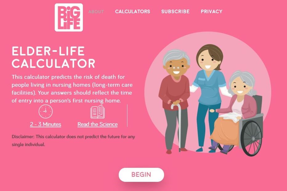 Elder-Life Calculator