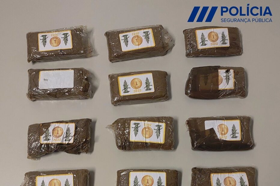 Homem apanhado com quilo e meio de haxixe no aeroporto de Ponta Delgada nos Açores