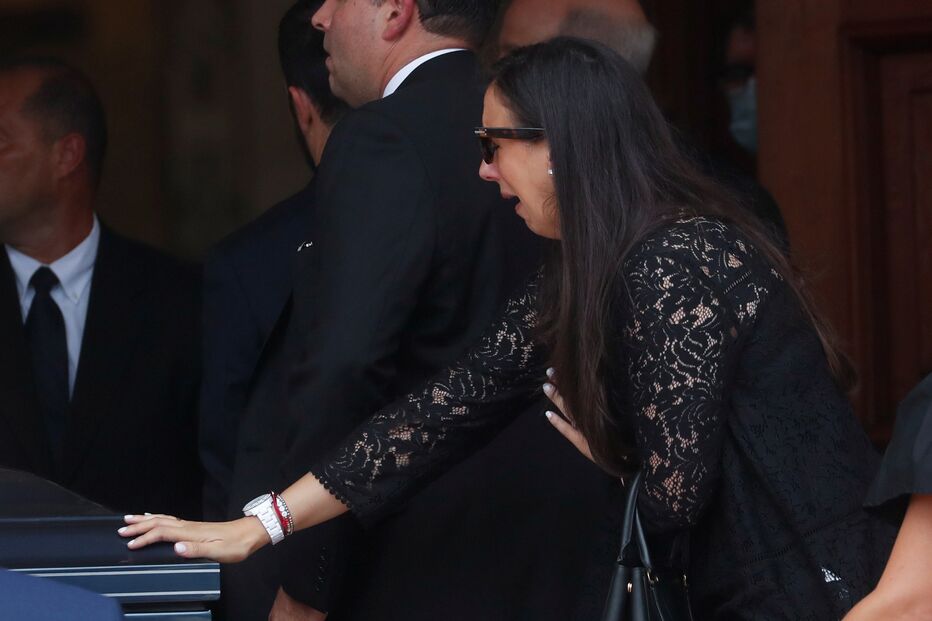 Marcus Guara, a mulher Ana e as duas filhas, Lucia e Emma, de 10 e 4 anos, respetivamente, foram homenageados por familiares e amigos