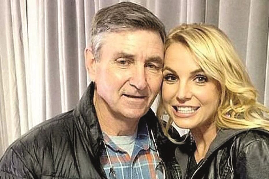 Britney com o pai e tutor legal, Jamie Spears