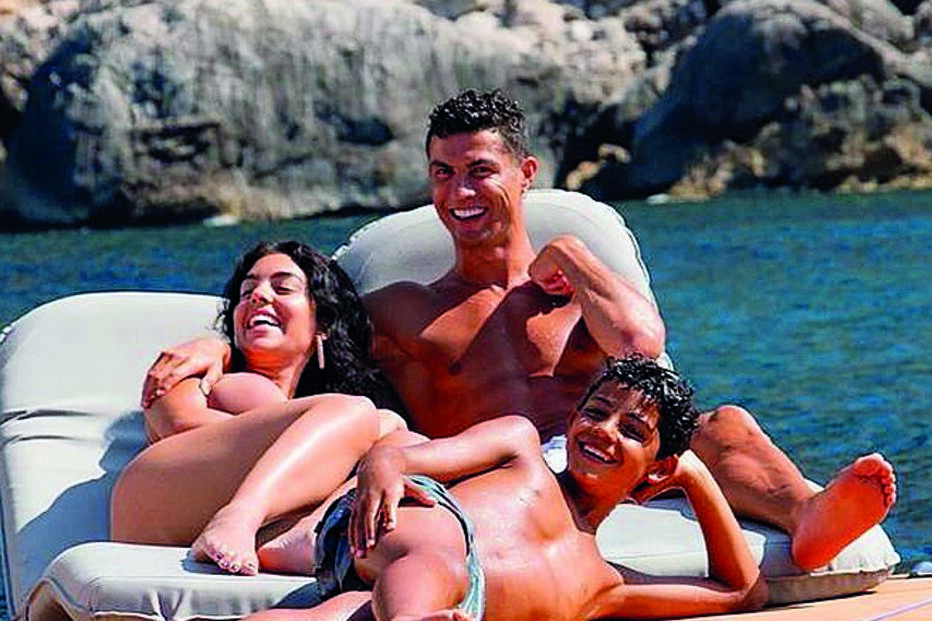 Ronaldo e Gio optaram por férias em Palma de Maiorca, Espanha, com os filhos 