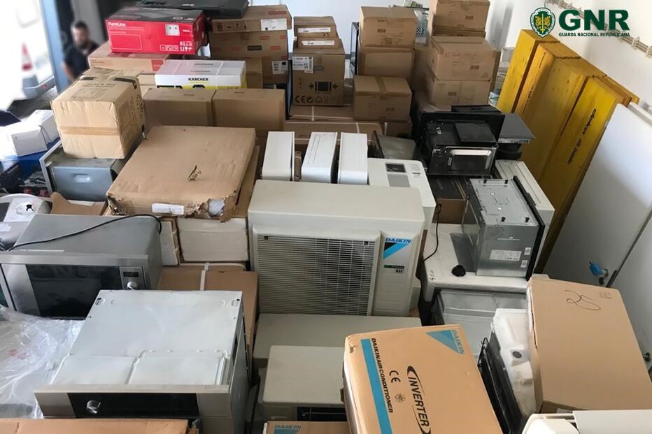 Material apreendido no valor de 500 mil euros