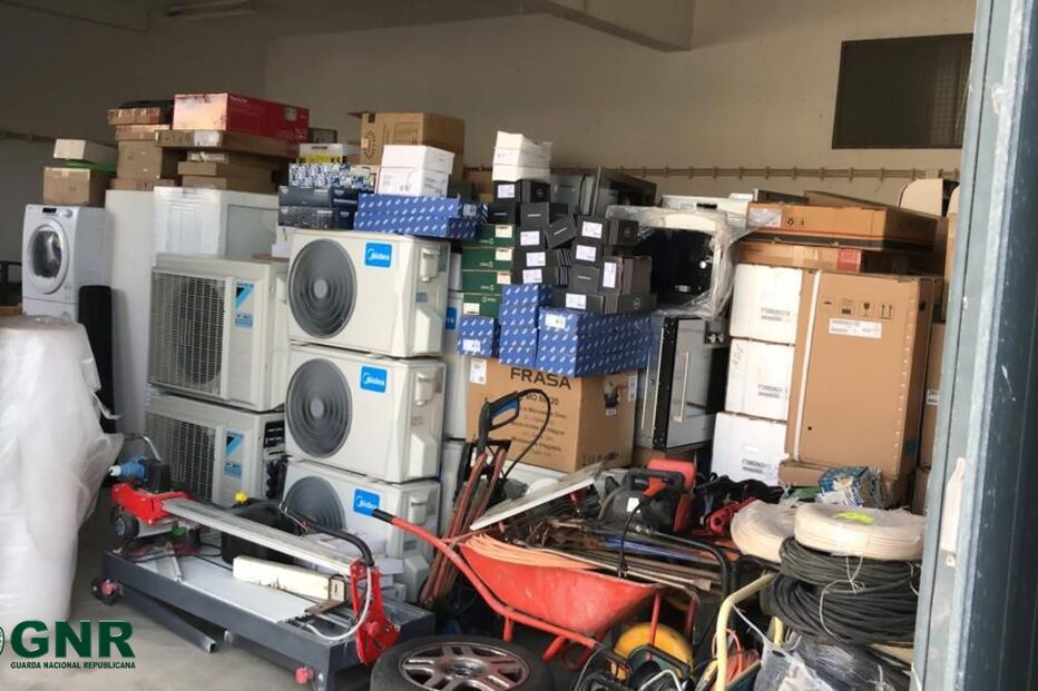 Material apreendido no valor de 500 mil euros