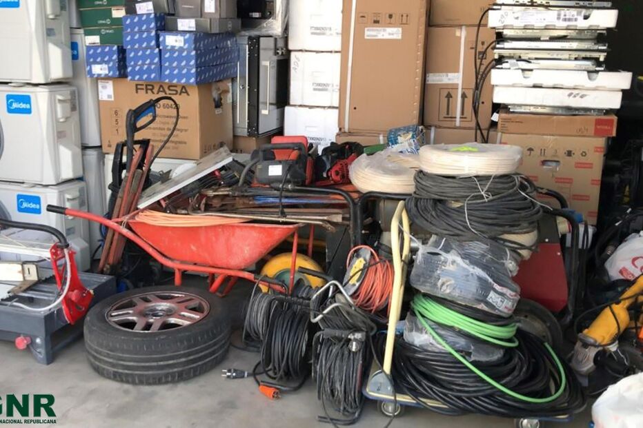 Material apreendido no valor de 500 mil euros