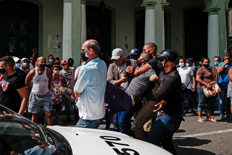 Jovens saíram à rua em protesto