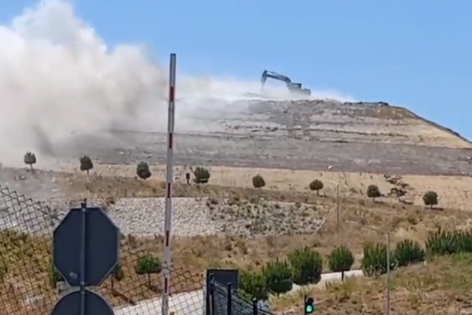 Incêndio em lixeira na Azambuja mobiliza 45 bombeiros