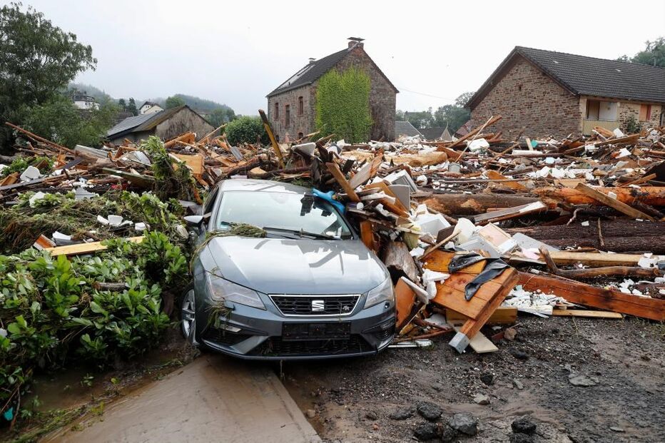Imagens de drone mostram dimensão da destruição em Schuld, na Alemanha