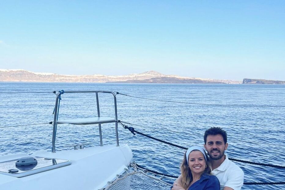 Bernardo Silva e a namorada Inês