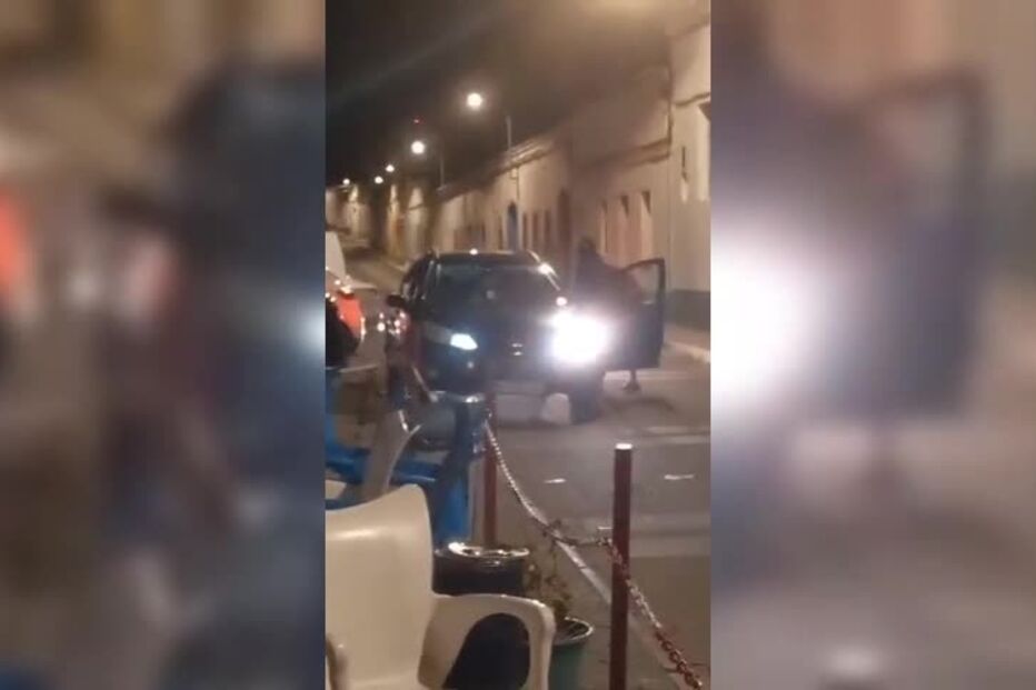 Novas imagens mostram confrontos e atropelamento à porta de bar em Reguengos