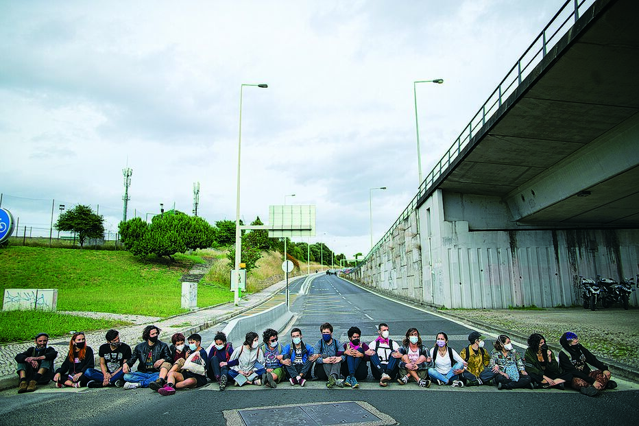 Manifestação ocorreu no dia 22 de maio, junto ao Aeroporto de Lisboa