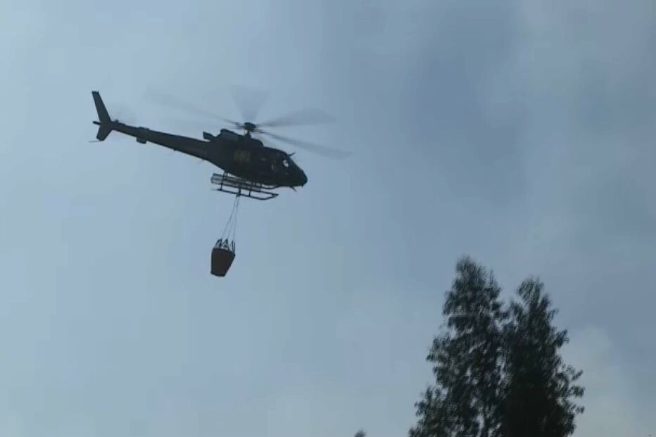 Helicópetro incêndio