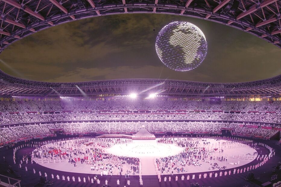  ‘Seguir em frente’ foi o tema da cerimónia de abertura, numa alusão à crise sanitária global mas também ao tsunami de 2011 