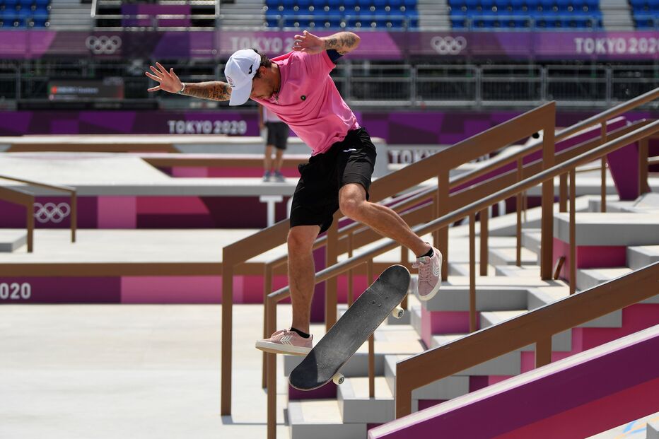 'Skateboarder' português Gustavo Ribeiro na final da prova de rua de Tóquio2020