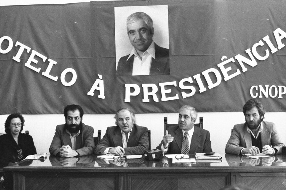 Em 1980 | Conferência de Imprensa do autodesigando 'candidato da esquerda revolucionária'