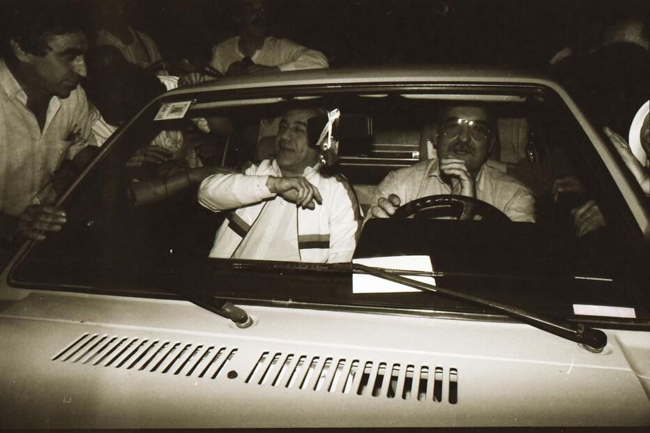 Em 1989 | Otelo libertado, acusado de ser mentor das FP-25 Abril, detido no presidio Militar de Tomar