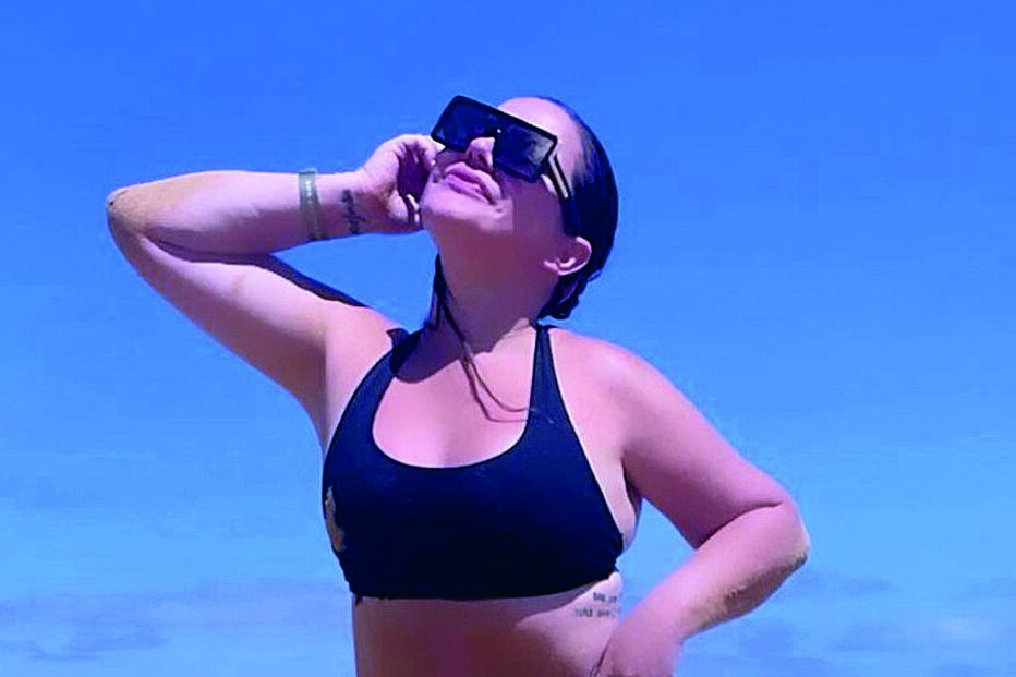 Katia Aveiro estava de férias na Madeira