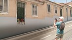 Portas elevadas na calçada da Ajuda em Lisboa já são atração turística