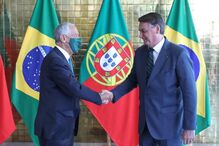 Marcelo encontrou-se com o presidente brasileiro Jair Bolsonaro