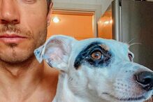 Rui Porto Nunes e o seu cão, Thor