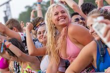 Festivaleiros no Lollapalooza