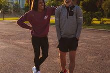 Patrícia Mamona com o namorado Diogo Antunes