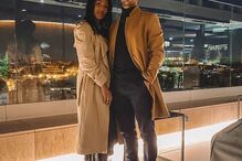 Patrícia Mamona com o namorado Diogo Antunes