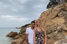 Luís Figo e Helen Svedin