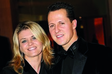 Michael Schumacher e mulher