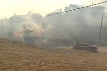 Vento forte provoca reacendimento em Castro Marim