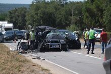 Três mortos e dois feridos em violenta colisão entre quatro carros no IC1 em Alcácer do Sal