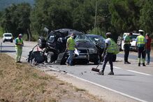 Três mortos e dois feridos em violenta colisão entre quatro carros no IC1 em Alcácer do Sal