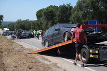Três mortos e dois feridos em violenta colisão entre quatro carros no IC1 em Alcácer do Sal