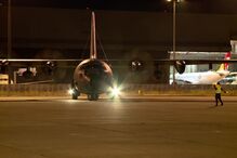 Chegada de grupo de afegãos e militares portugueses a Lisboa