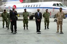 Chegada de grupo de afegãos e militares portugueses a Lisboa