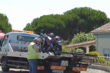Choque em reta do Bombarral mata motociclista