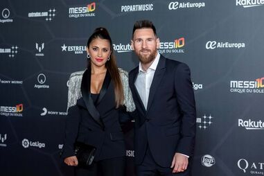 Antonella Rocuzzo e Lionel Messi 