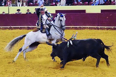 Cavaleiro João Moura no Campo Pequeno
