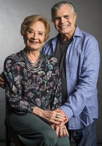O ator era casado com Glória Menezes há 59 anos 