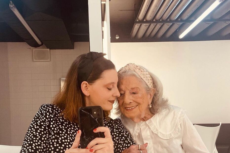 Eunice Muñoz e a neta, Lídia Muñoz