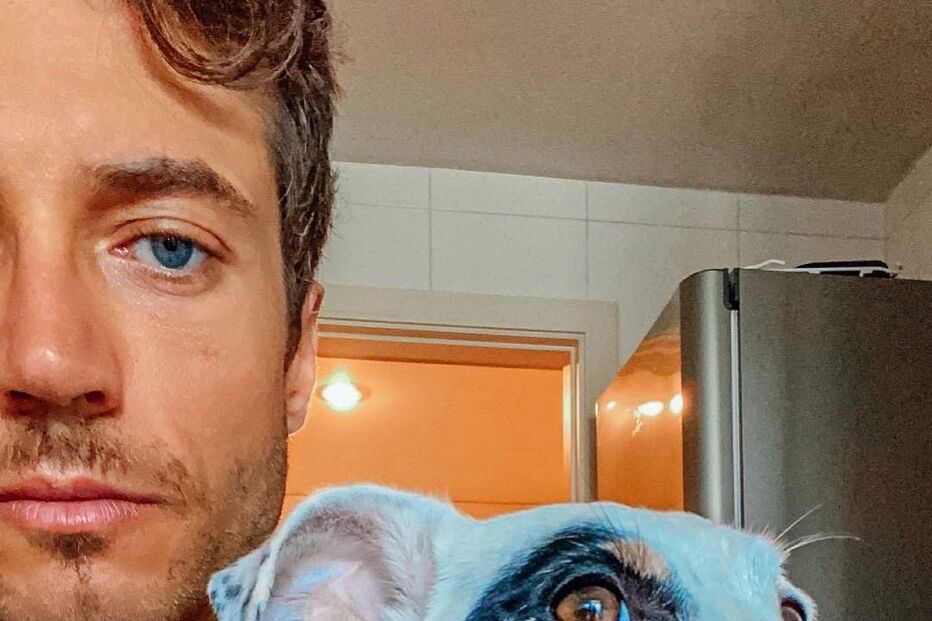 Rui Porto Nunes e o seu cão, Thor