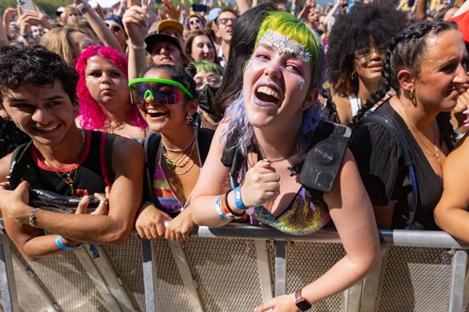 Festivaleiros no Lollapalooza