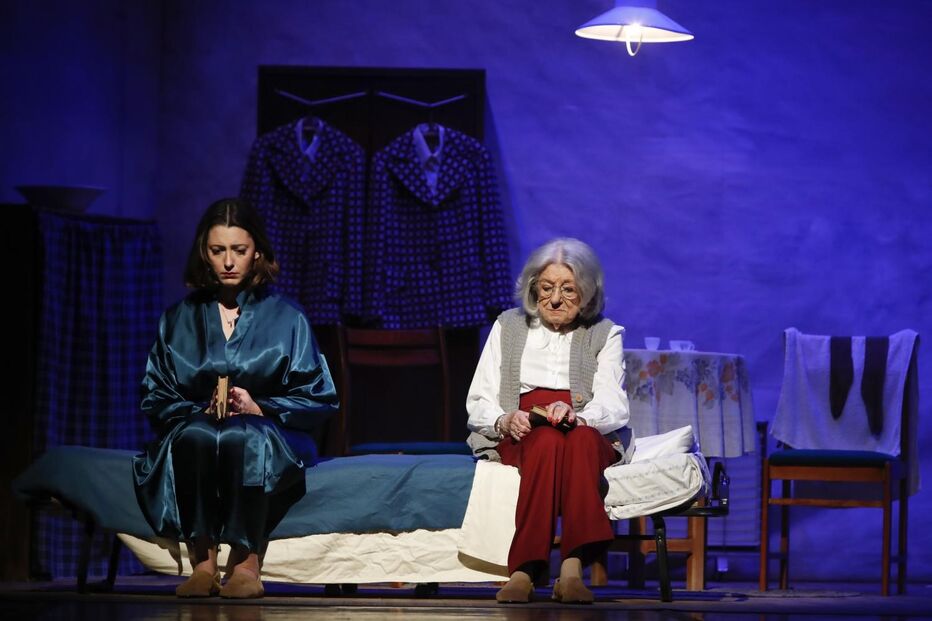 Eunice com a neta Lídia Muñoz em 'A Margem do Tempo'