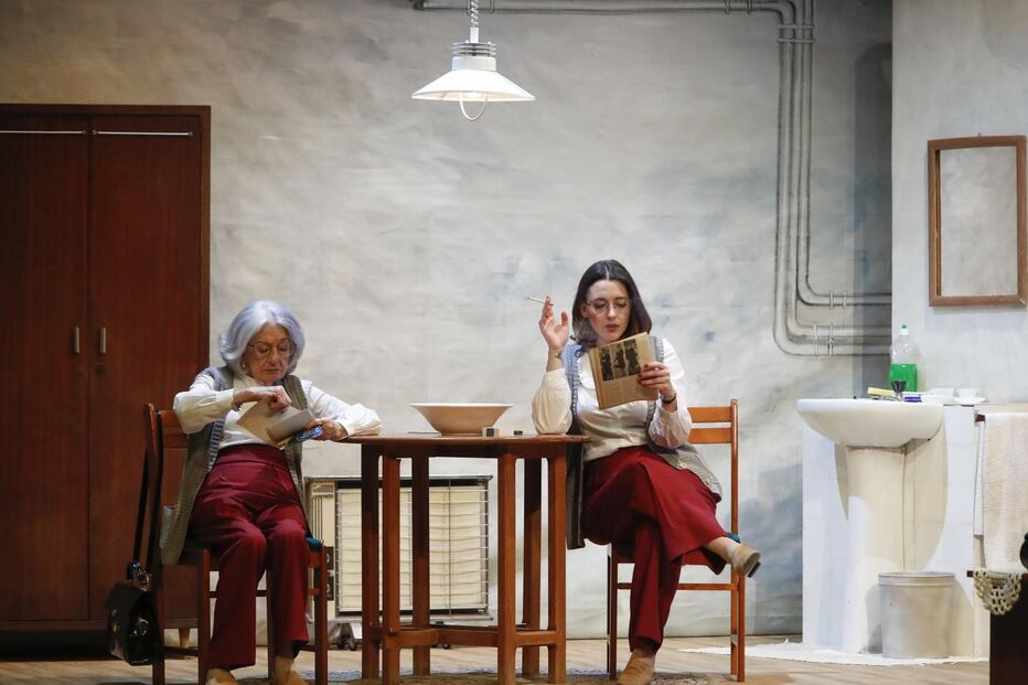 Eunice com a neta Lídia Muñoz em 'A Margem do Tempo'