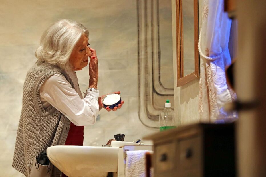 Eunice com a neta Lídia Muñoz em 'A Margem do Tempo'