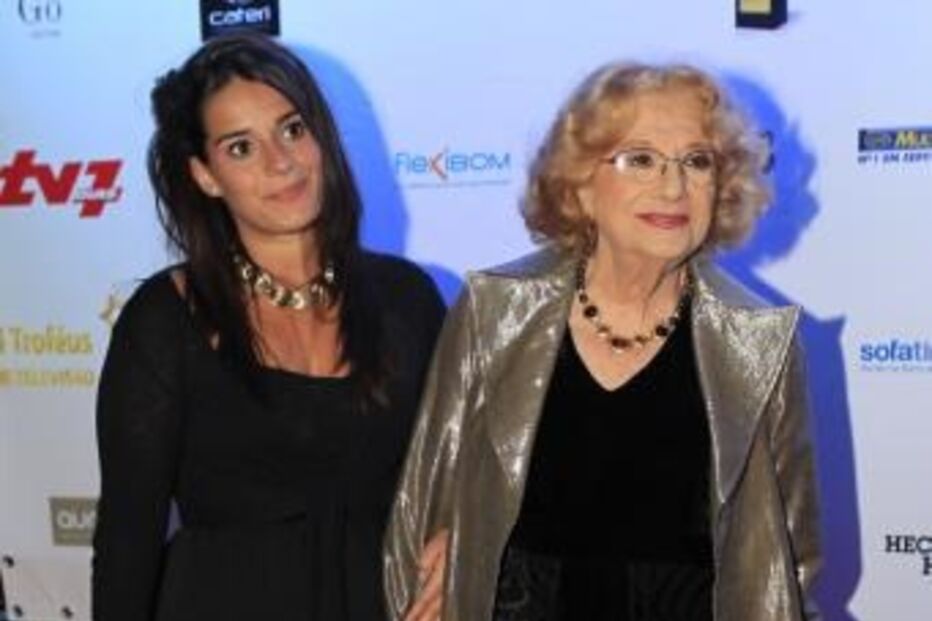 Eunice e a neta Lídia Muñoz